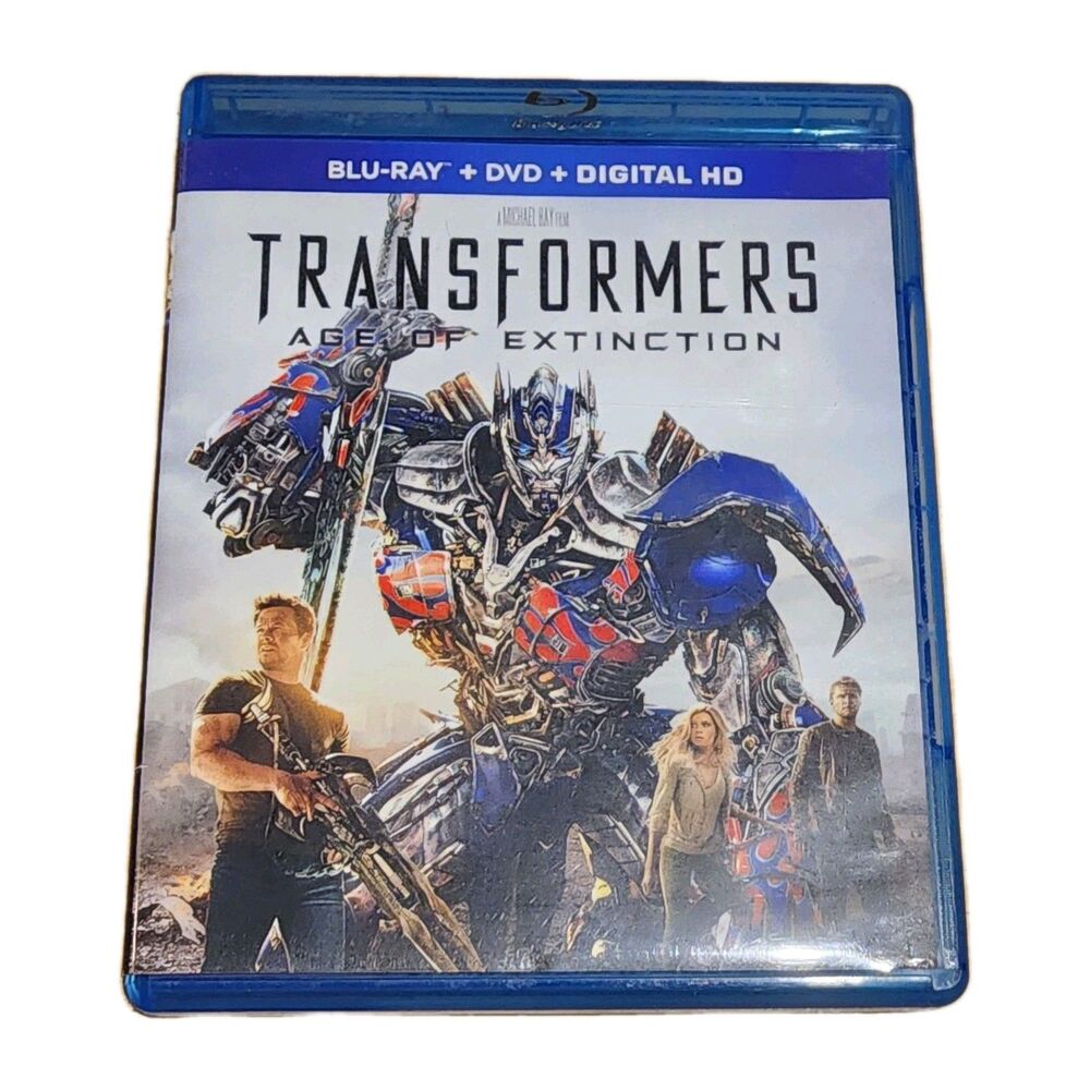 Transformers Age Of Extinction Blu Ray + DVD + Special Features 3 Disc Set PG-13
